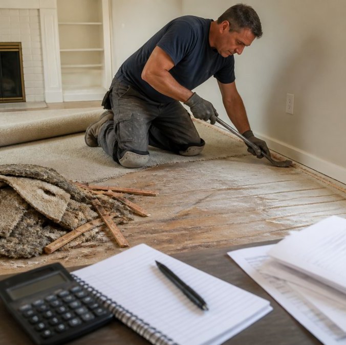 Estimating the cost of a flooring installation